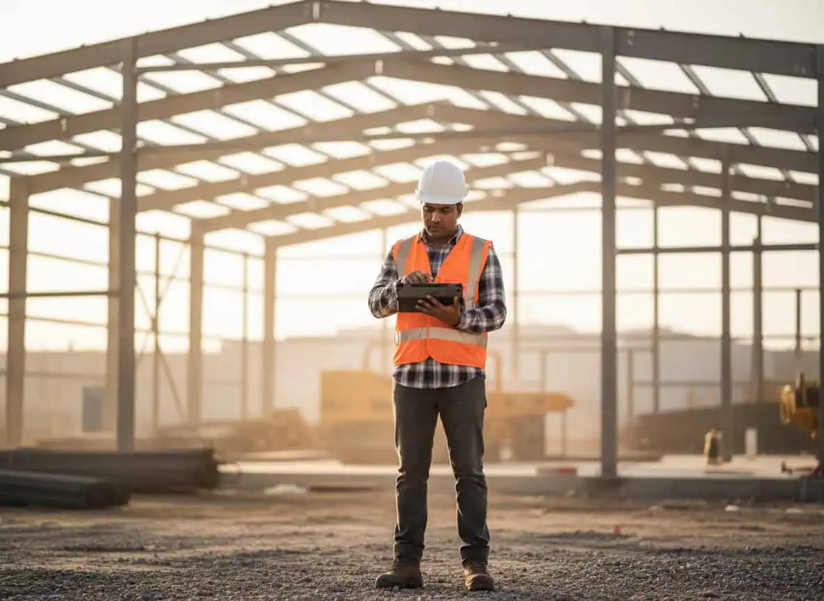 Construction project manager on an Ontario ICI commercial site